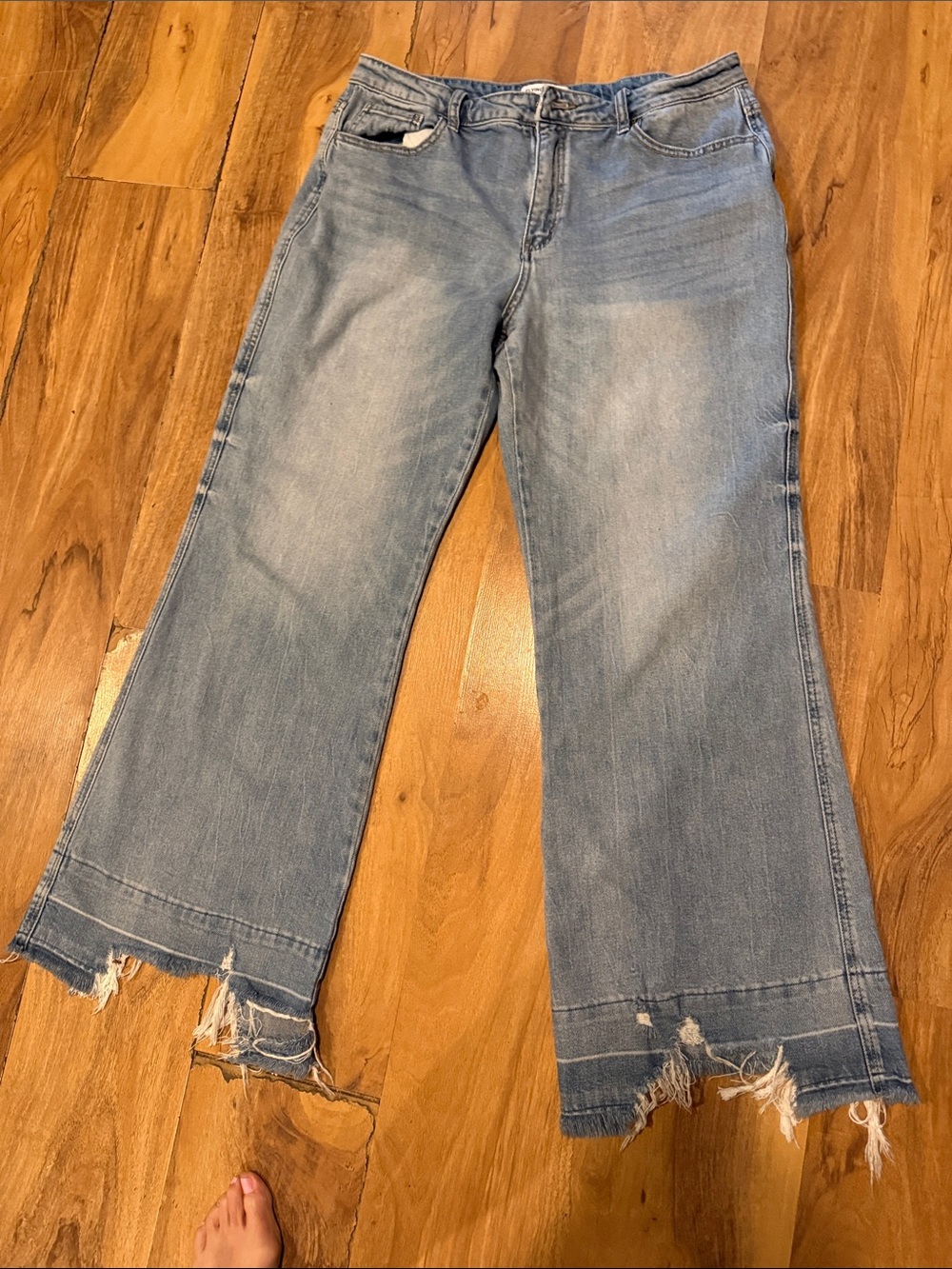 NWOT..Flying Monkey Washed Light Blue Denim Jeans